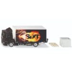 Siku leksaksbil lastbil man lion sixt m. baklift 1:50