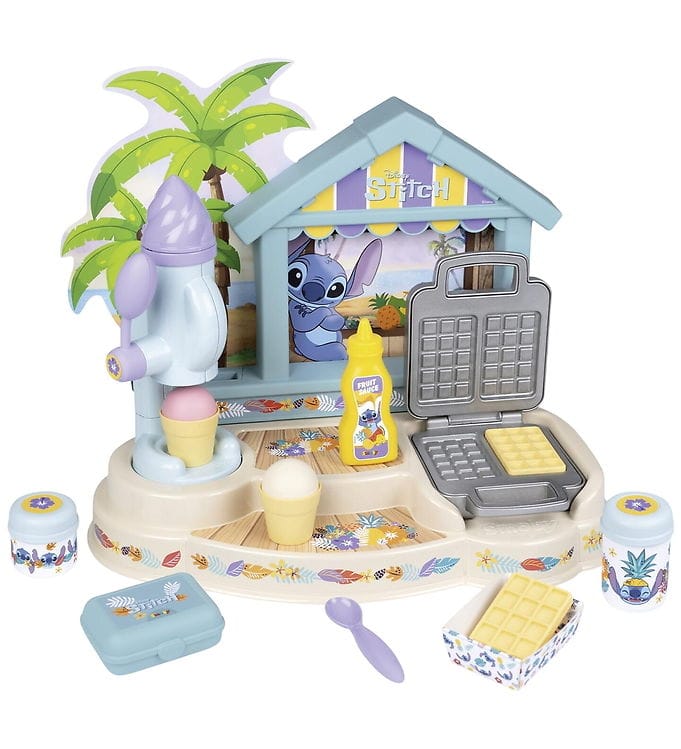 Smoby Leksakskök - 12 Delar - Stitch Strandbar