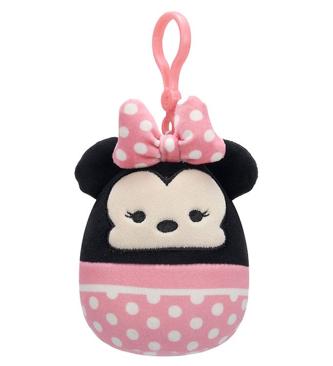 Squishmallows Väskhänge - 9 cm - Minnie Mouse - Klipp på