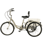 Viking Choice Trehjuling För Vuxna - 7 Växlar - Med Korg - Vit