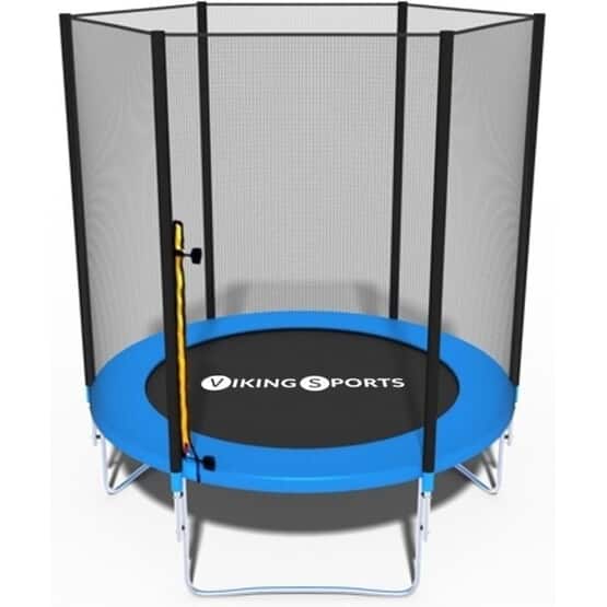 Viking Sports Studsmatta - 183 Cm - Med Skyddsnät - Blå