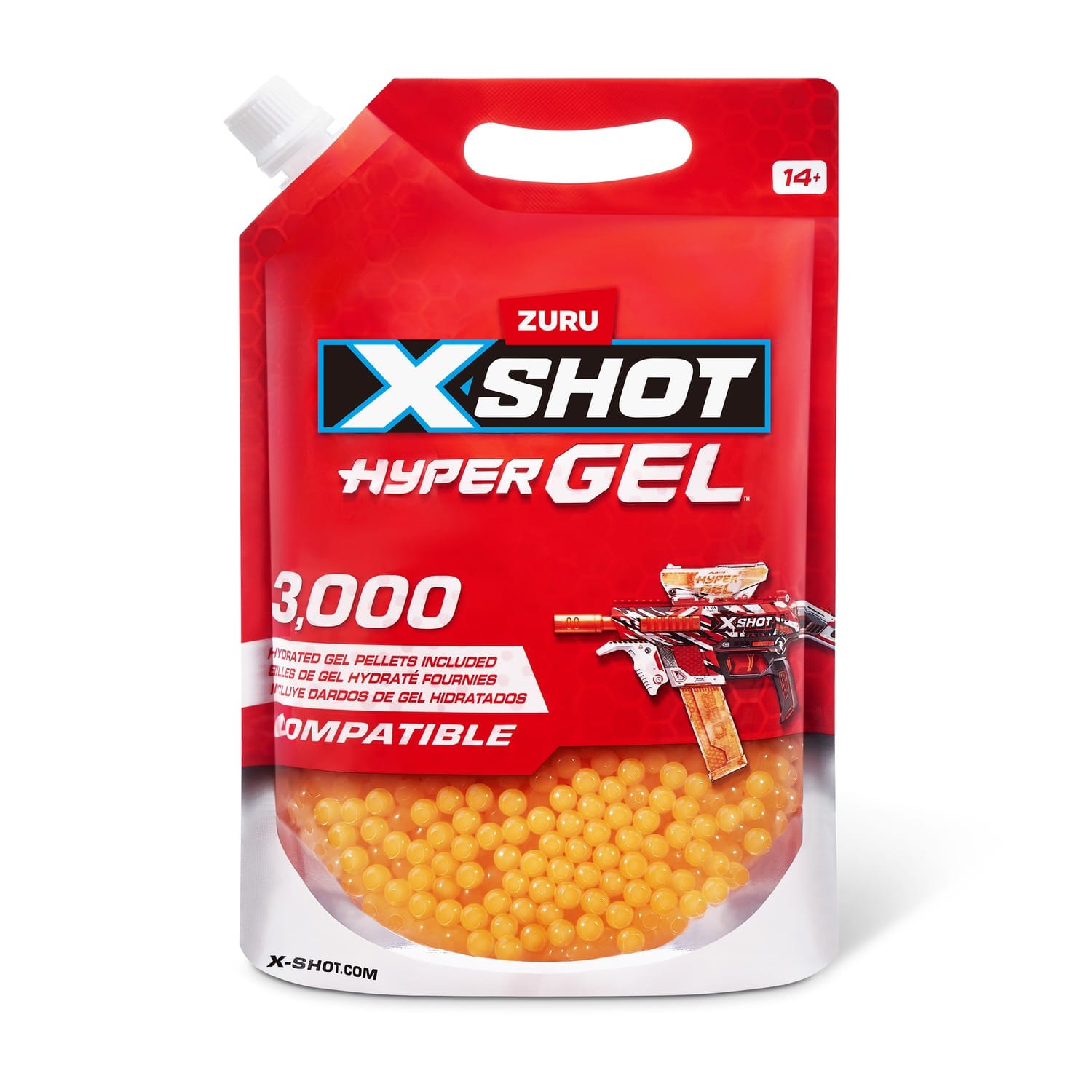 X-Shot Hyper Gel Refill 3000 - X-Shot - Leksaksaffären