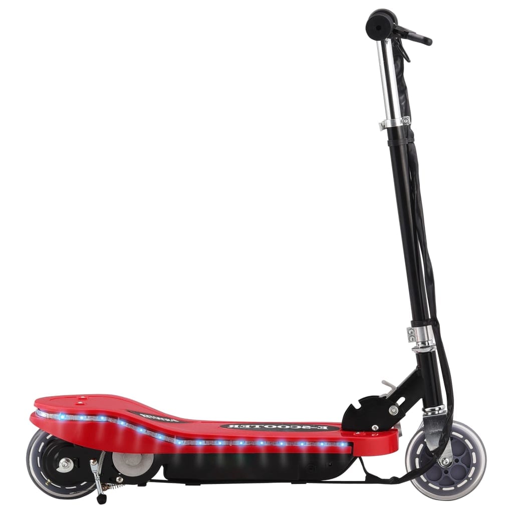 vidaXL Elsparkcykel med LED 120 W röd
