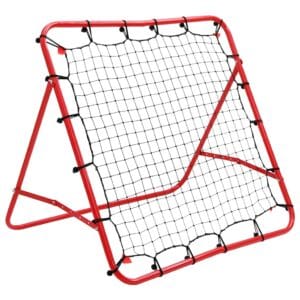vidaXL Justerbart fotbollsmål Kickback Rebounder 100 x 100 cm