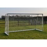 Avyna - 2 St Fotbollsmål - PRO Aluminium - 400x200 Cm Med Nät