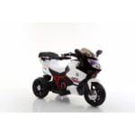 Elmotorcykel för barn | 7Ah | Dubbla motorer | Röd/Vit