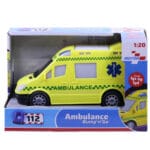 Impulse Toys - Ambulance bump n go with light and sound