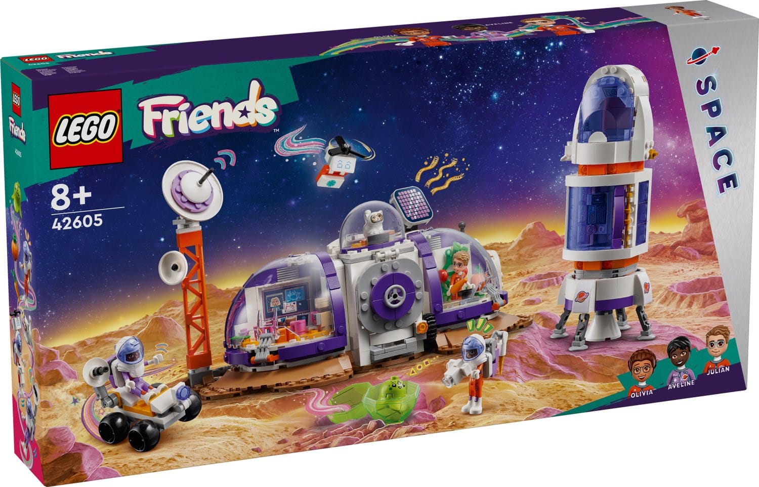 LEGO® Friends Rymdbas på Mars med raket 42605 - LEGO - Leksaksaffären