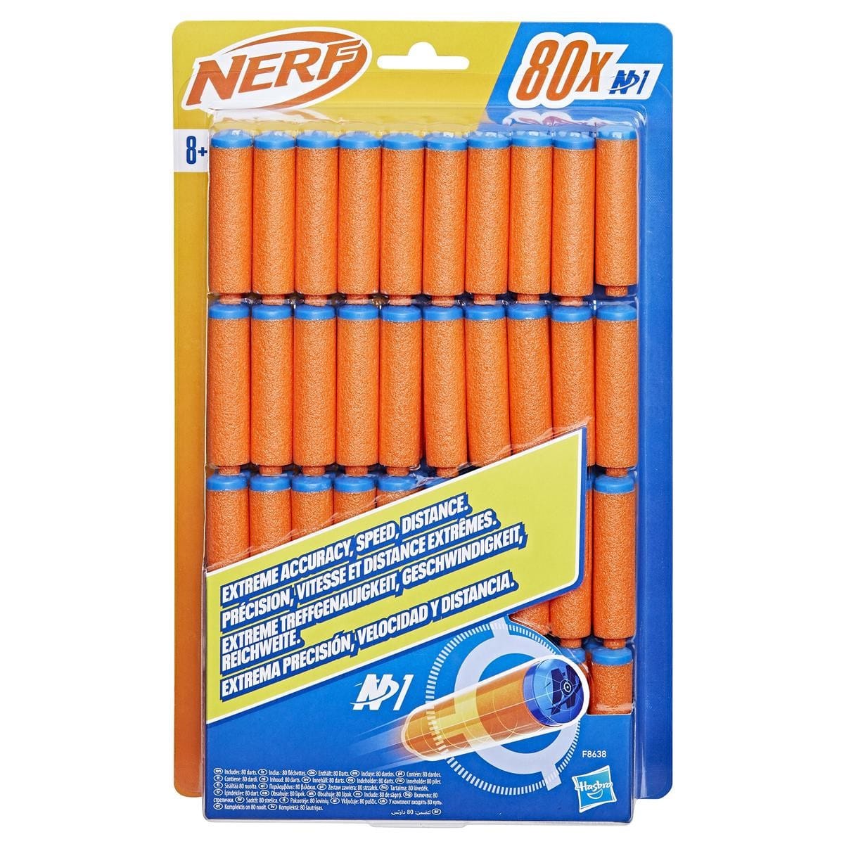 NERF N-Series Dart Refill 80-pack - nerf - Leksaksaffären