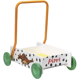 Pippi Långstrump Pippi Lära Gå Vagn Prickig