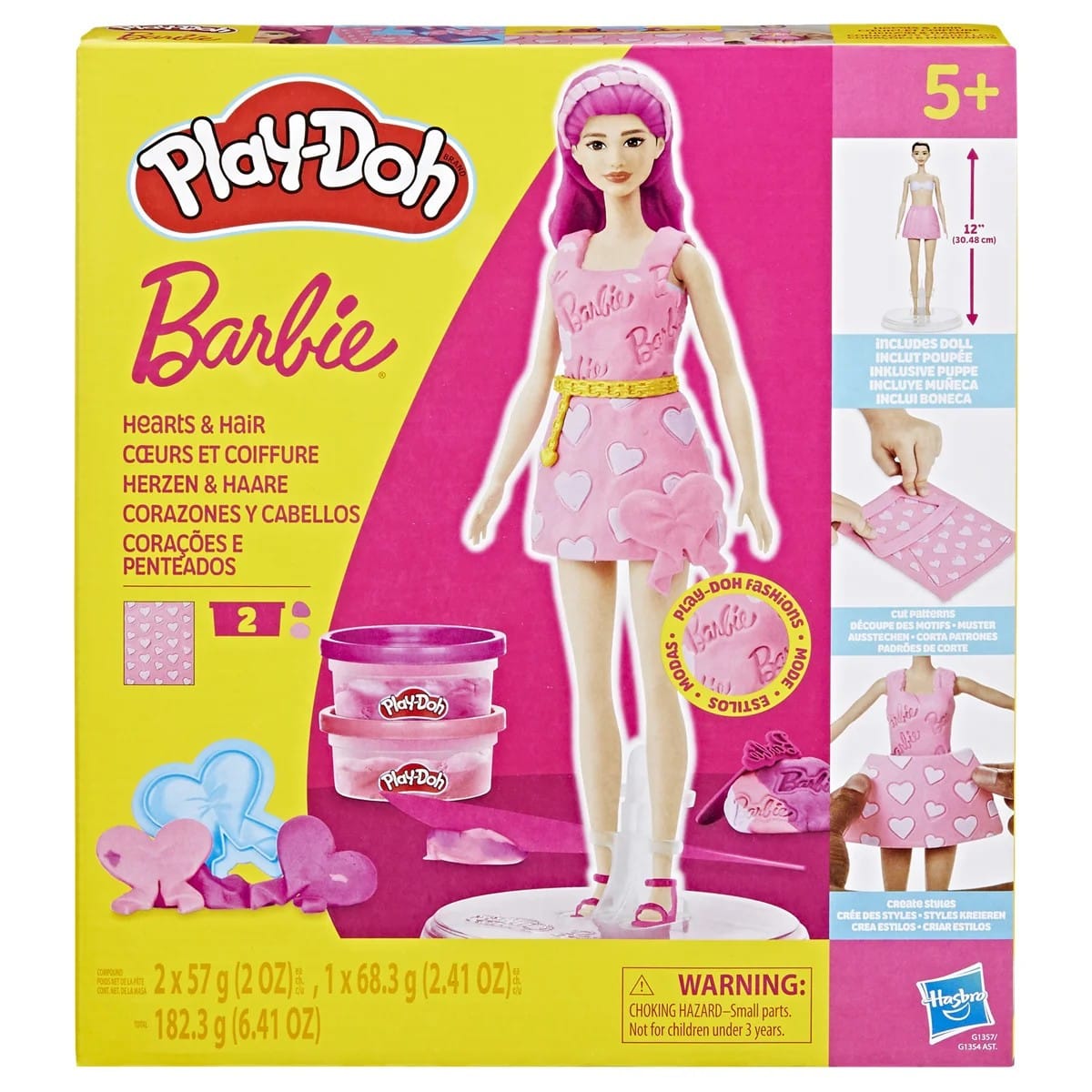Play-Doh Barbie Lekset Hearts & Hair - Play-Doh - Leksaksaffären