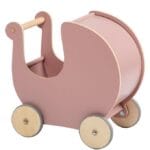 Sebra Dockvagn - Trä - Blossom Rosa
