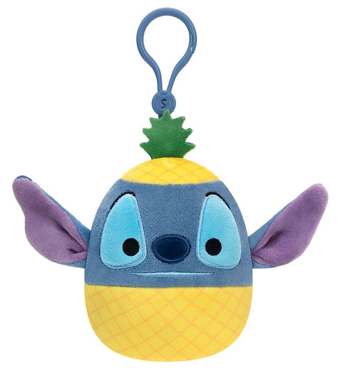 Squishmallows Väskberlock - 9 cm - Disney Pineapple Stitch - Cl