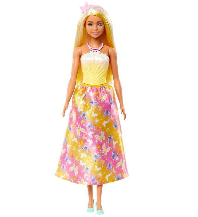 Barbie Docka - 30 cm - Core Royals - Gul