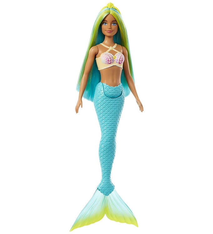 Barbie Docka - 30 cm - Core - Sjöjungfru - Blå/Grön