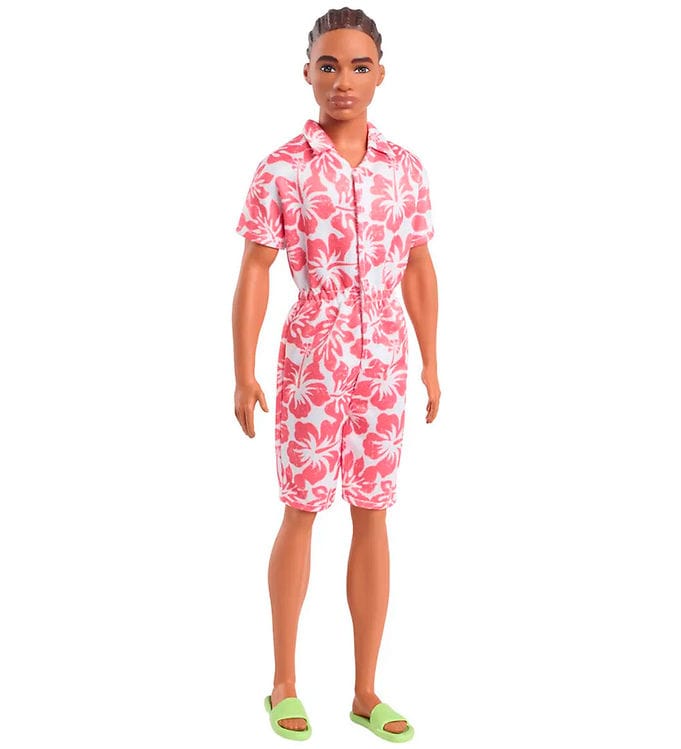 Barbie Docka - 30 cm - Fashionista Ken Printed Boiler Suit