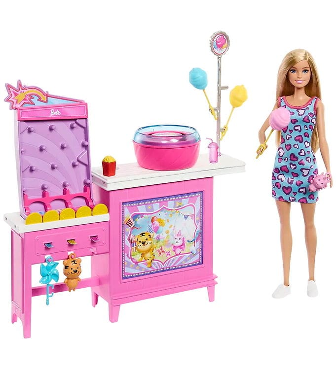 Barbie Docka - 30 cm - Mysterier Cotton Candy & Games Lekset