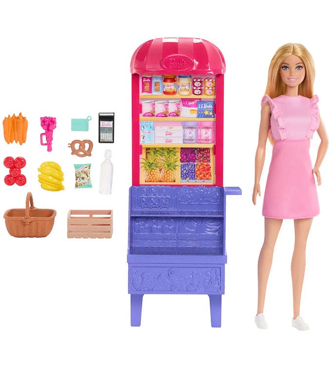Barbie Docka - 30 cm - Recept Foder Vänskap Malibu Shoppingset