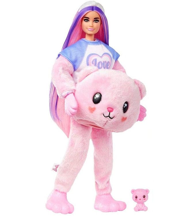 Barbie Docka - Cutie Avslöja - Cozy Söt Tee - Gosedjur