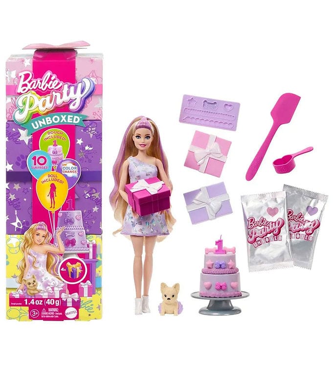 Barbie Docka - Party Oförpackad blond Doll