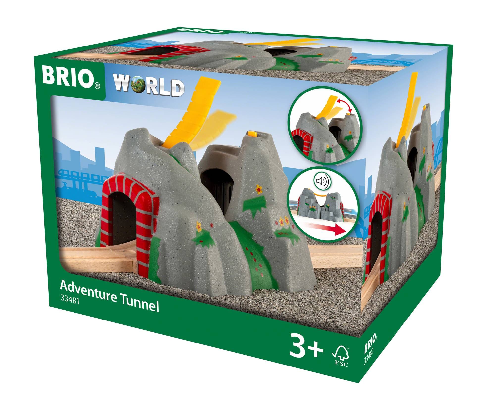 Brio Äventyrstunnel med ljud - Brio - Leksaksaffären