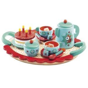 Djeco Träleksak - Teset - Ljusblå