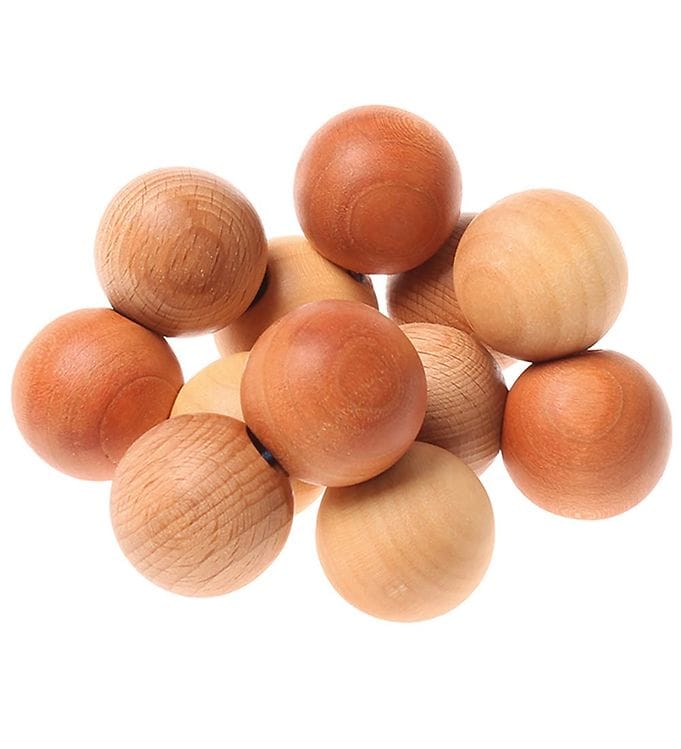 Grimms Träleksaker - Ball Rattle - Natur