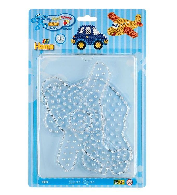 Hama Maxi Pärlplattor - 2 st. Bil/Flygplan