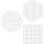 Hama Midi Pärlplattor - 3-pack - Cirkel, fyrkant & Sexkant