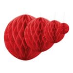 Honeycomb Boll Röd - 30 cm