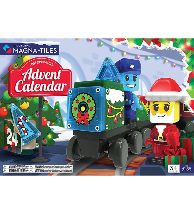 Magna-Tiles Julkalender - 34 Delar - MikroMAGS