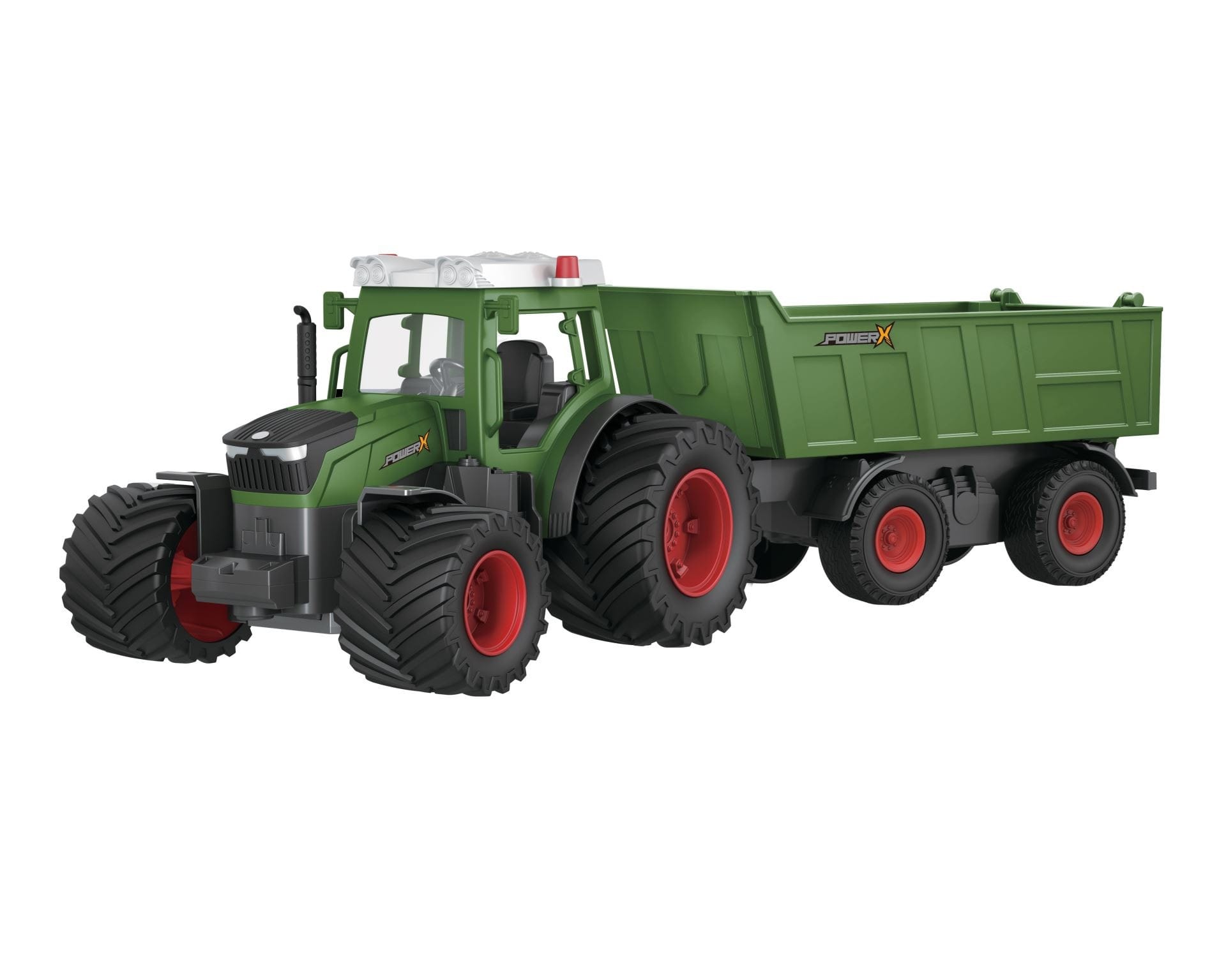 Power X Radiostyrd Traktor med trailer - Leksaksaffären - Leksaksaffären