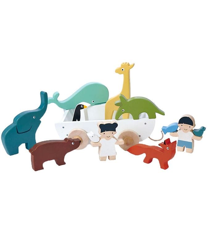 Tender Leaf Träleksaker - Dragvagn med Figurer