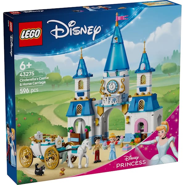 Askungens slott och häst med vagn LEGO® Disney Princess (43275)