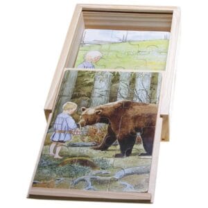 Beskows visor 4x träpussel