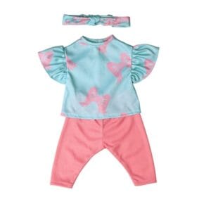 Blus Byxor och Hårband till Docka 41-46 cm Lillan & Friends