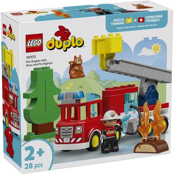 Brandbil med slang och brandman LEGO DUPLO Town (10473)