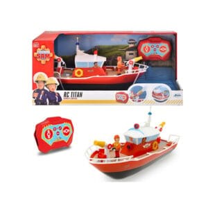Brandman Sam Radiostyrd Räddningsbåt Titan 1:16