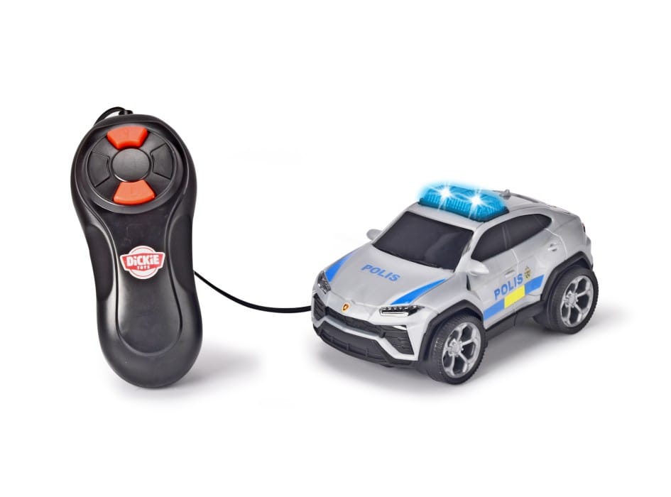 Dickie Toys Lamborghini Urus Svensk Polisbil Sladdstyrd