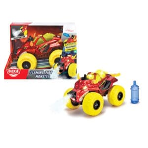 Dickie Toys Leksaksbil med Rökfunktion Flammande Eldmonster, 25 cm