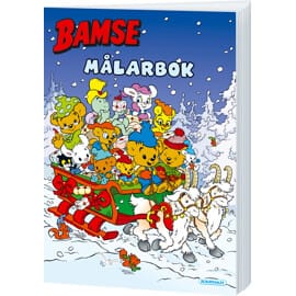 Egmont Kärnan Målarbok Bamse Jul på Kullarna
