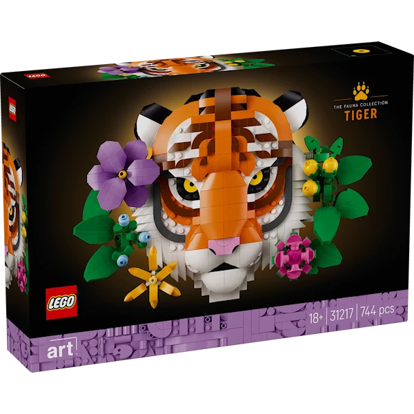 Faunasamlingen - tiger LEGO® ART (31217)