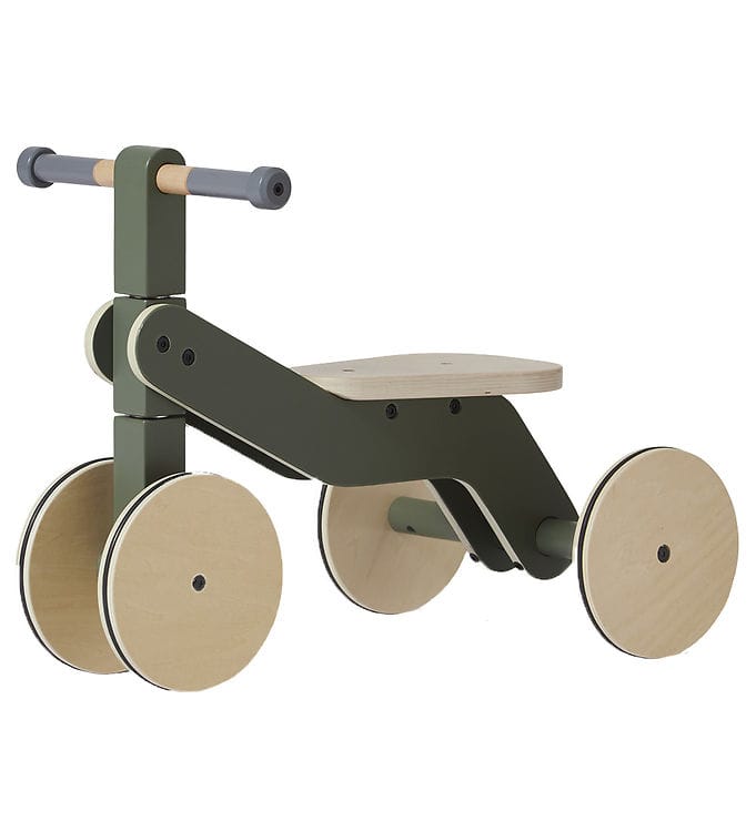 Flexa Springcykel - Inomhus - Trä - Play - Dusty Green/Birch Lag