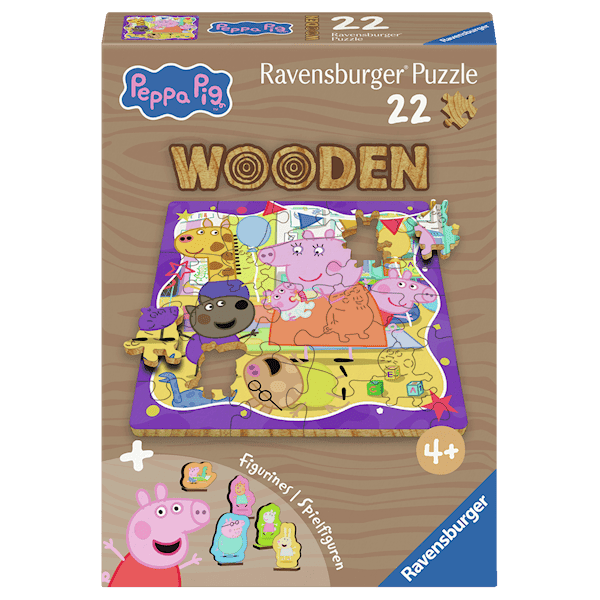 Greta Gris Träpussel 22 Bitar Ravensburger