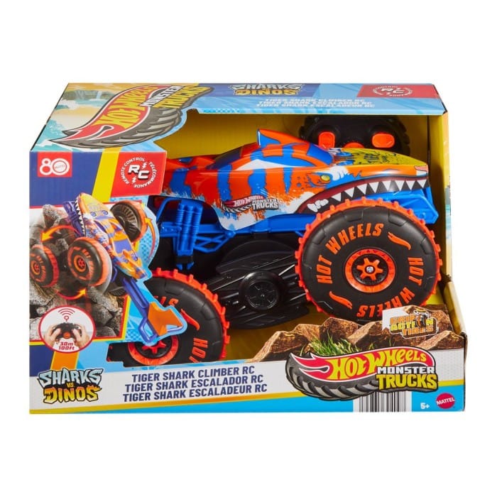 Hot Wheels Monster Trucks R/C Tiger shark climber