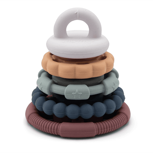 Jellystone Designs Stapelleksak och Bitring Janod