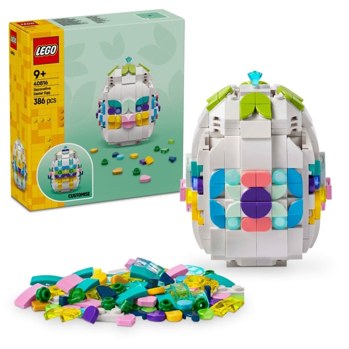LEGO Iconic 40816 Dekorativt påskägg
