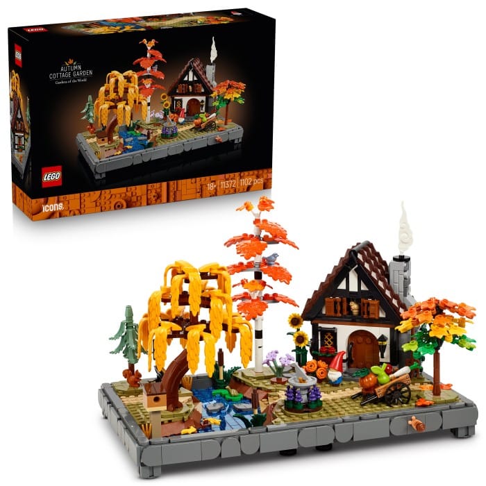 LEGO Icons 11372 Höstig stuga och trädgård