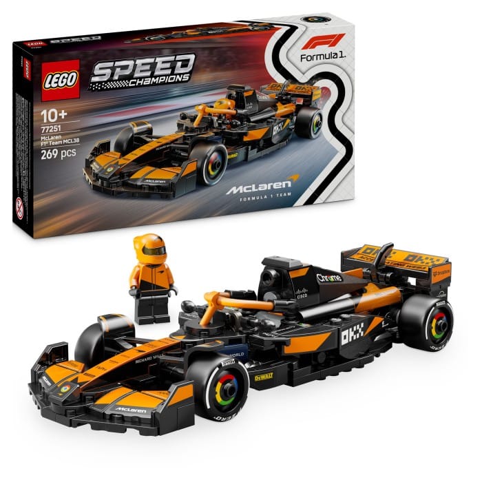 LEGO Speed Champions 77251 McLaren F1 Team MCL38 racerbil