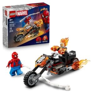 LEGO Super Heroes 76335 Spider-Man mot Ghost Rider på motorcykel
